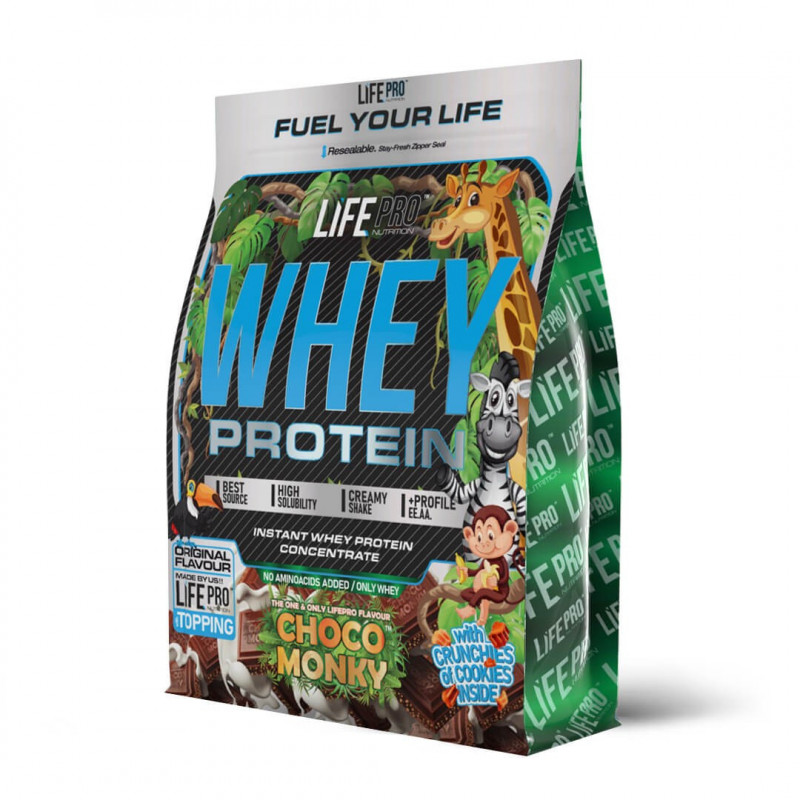 LifePro Whey Choco Monky 1 kg Bag Edition