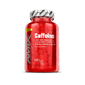 Amix™ Cafeína 200 mg con Taurina 90 Caps