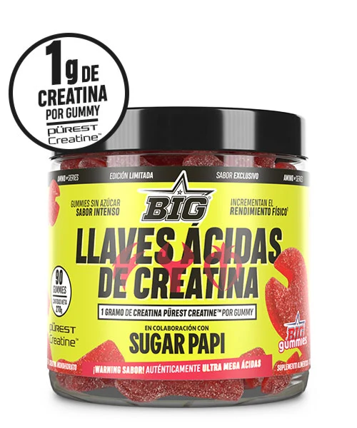 BIG® Llaves Ácidas de Creatina SUGAR PAPI 270 g