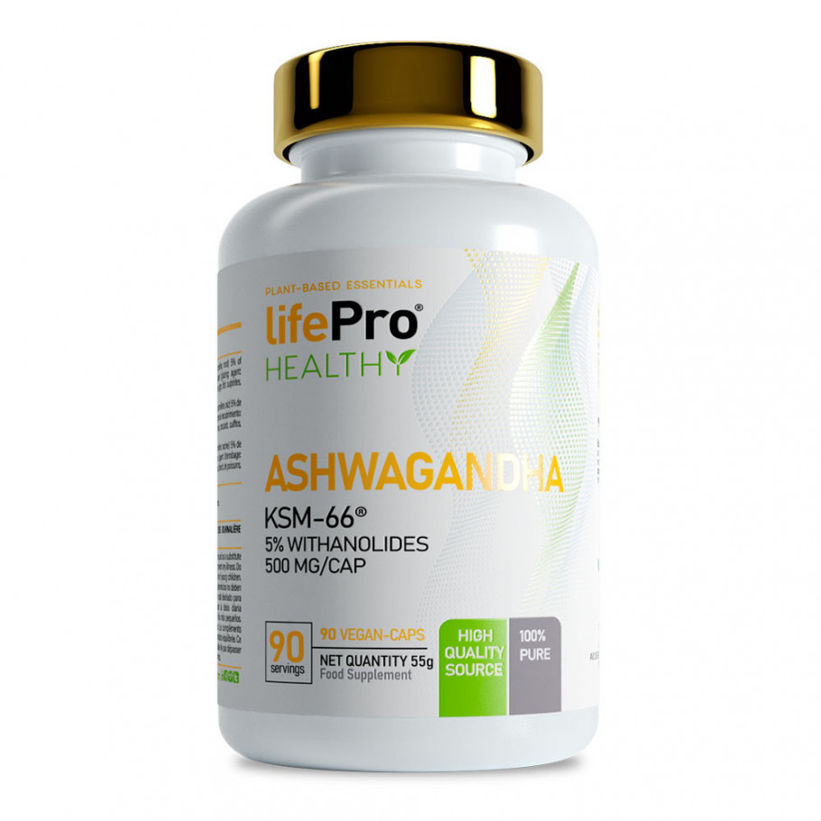 Life Pro Ashwagandha 500 mg KSM-66® 90 Vcaps