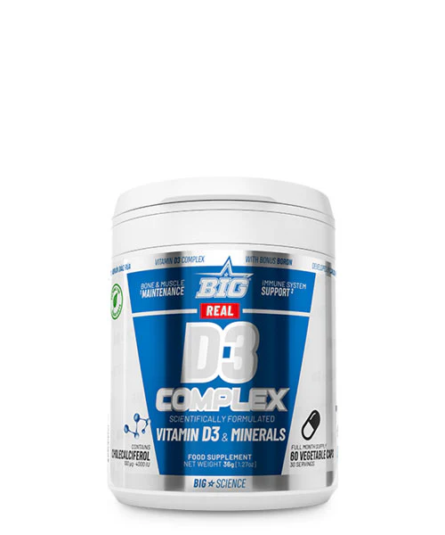 BIGscience REAL D3 Complex 60 cápsulas