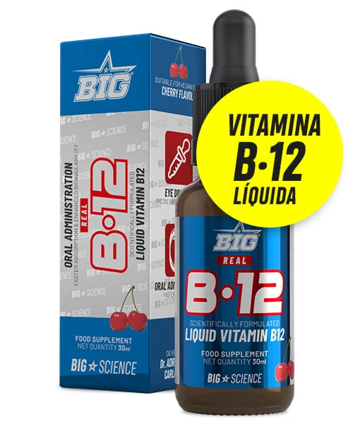 BIGscience REAL B12 Vitamina B12 Líquida 30 ml
